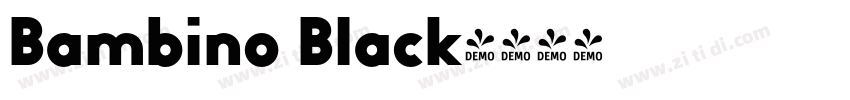 Bambino Black字体转换